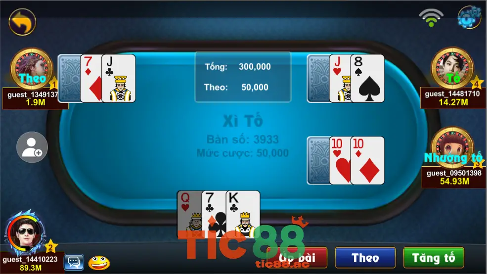 Chinh phục Xì tố Online TIC88 - Trải nghiệm đỉnh cao 3 Các chiến lược chơi Xì tố hiệu quả tại TIC88