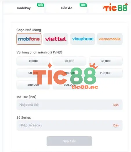 Nạp Tiền Tic88 Nhanh Chóng An Toàn Với 4 Phương Thức 3 Nạp Tiền Tic88 Thông Qua Ví Điện Tử Ra Sao?
