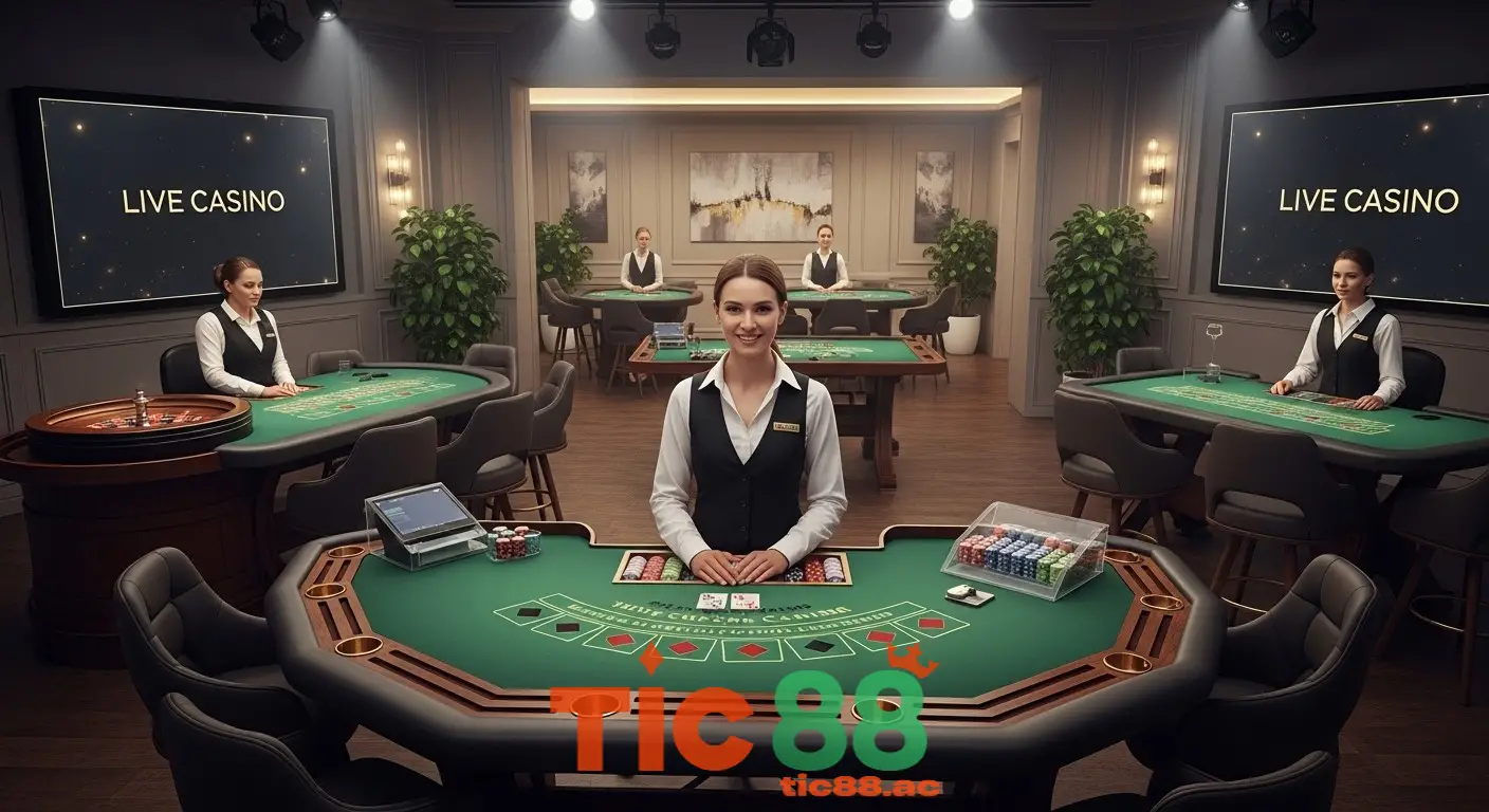 Trải Nghiệm Thư Giãn với Chơi Live Casino tại Nhà Cái TIC88 3 Roulette: Vòng Quay May Mắn và Cảm Giác Thú Vị