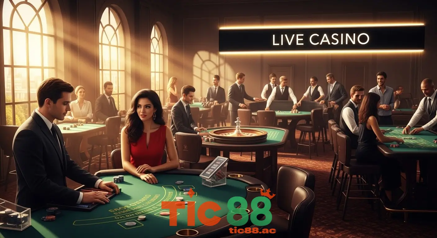 Trải Nghiệm Thư Giãn với Chơi Live Casino tại Nhà Cái TIC88 5 Giao Diện và Trải Nghiệm Người Dùng tại TIC88